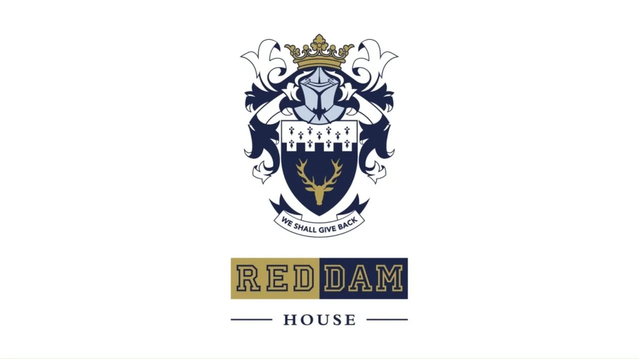 A professional photograph or the corporate crest of Reddam House, a leading co-educational, non-denominational independent school group in South Africa. The image represents a modern, vibrant learning environment that caters to students from ages 1 to 18.